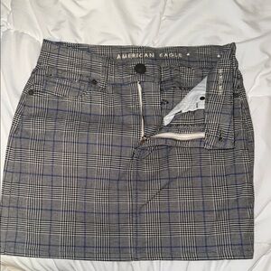 American Eagle Outfitters Black and White Mini Pencil Skirt